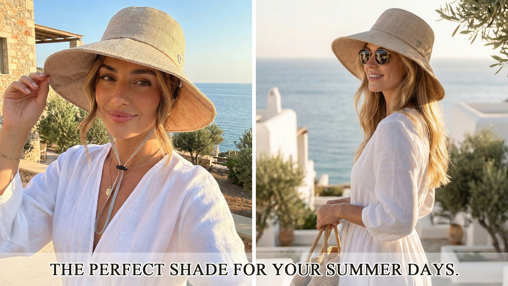 Sombrero de sol estilo bucket para mujer, plegable y liviano miniatura 6