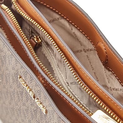 Michael Kors Trisha Leather Medium Triple Compartment Crossbody