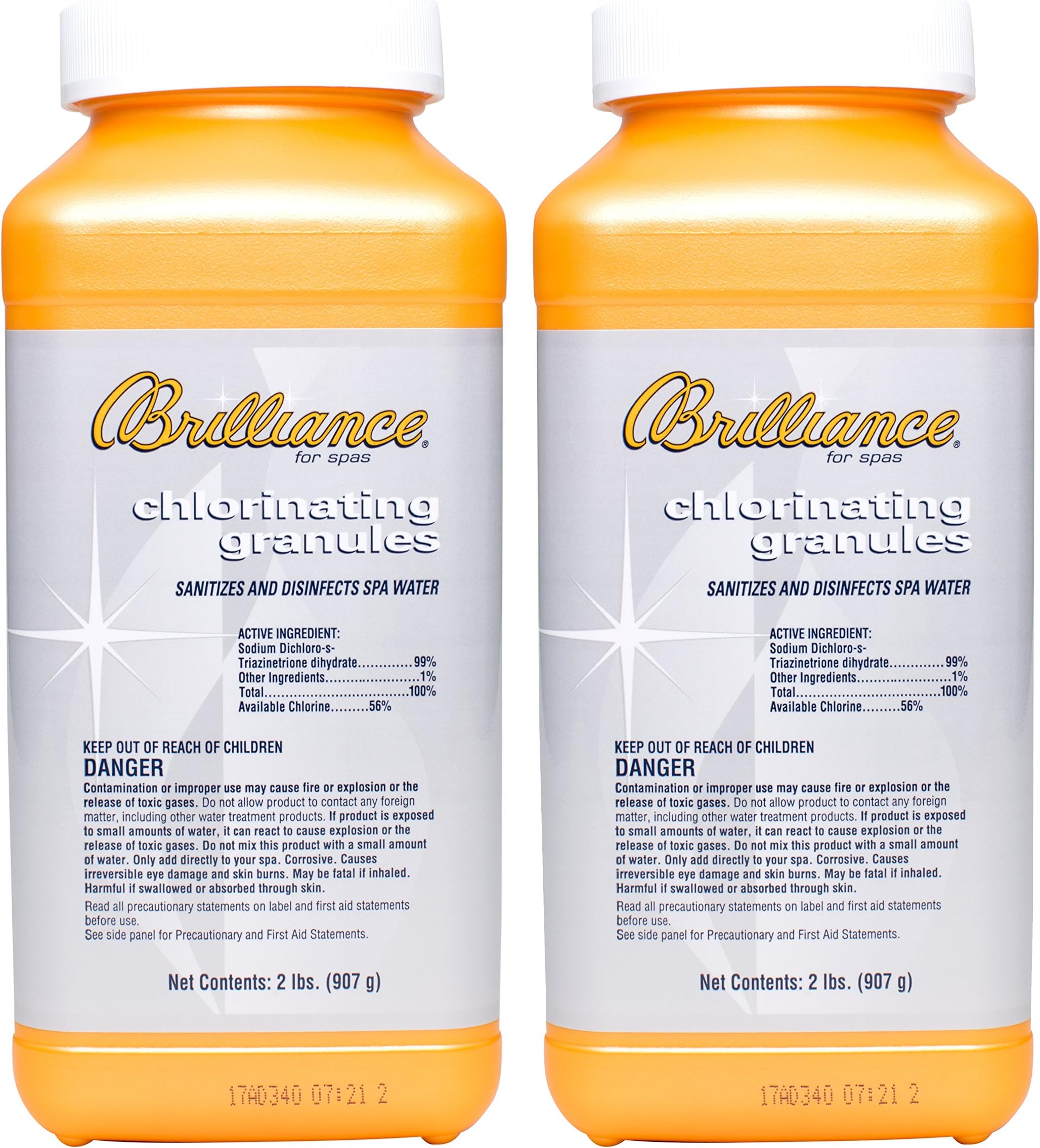 Brilliance for Spas Chlorinating Granules - 2 lb - 2 Pack