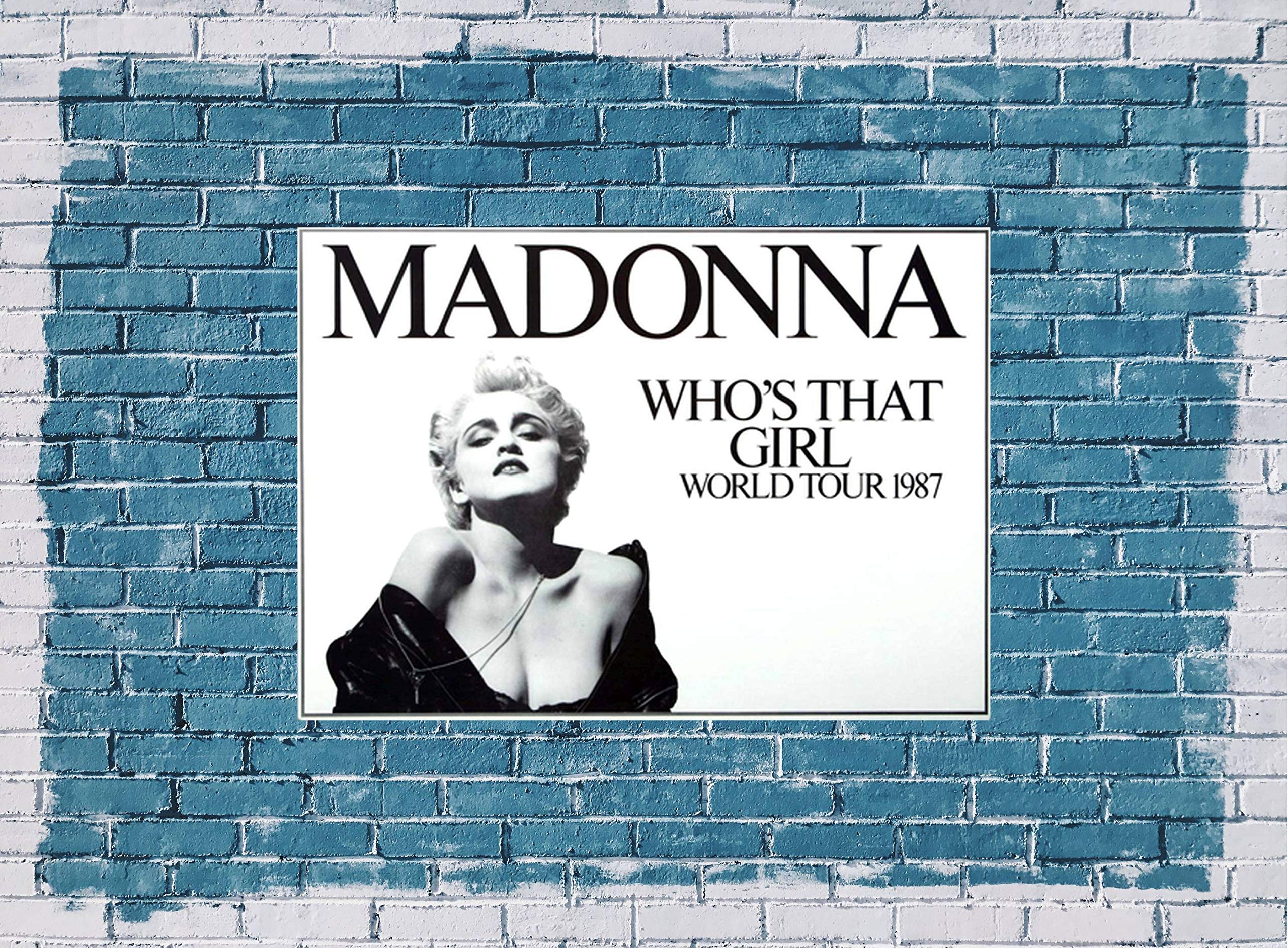 Madonna - Whos That Girl, 1987 » Konzertplakat/Premium Poster | Live Konzert Veranstaltung | DIN A1 «
