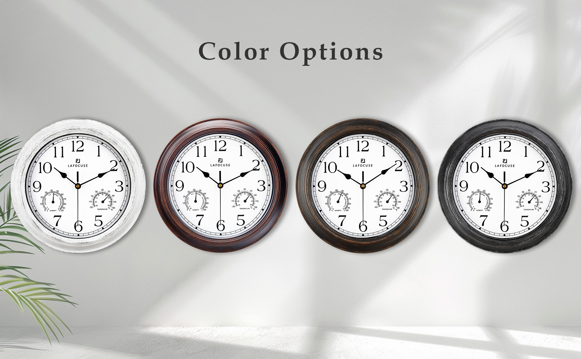 Olive Grove - Pendule De Jardin à Double Face, Article LIVRÉ Avec Piles