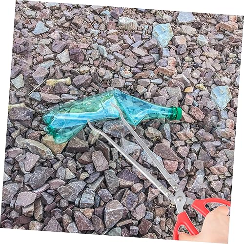 Miniatura 9 de 2 pinzas de basura, alicates de basura, pinzas adicionales para agarrar recolector de basura, recogida de basura, barbacoa, carbón, acero