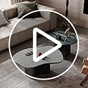 Image of The Attic Milford Coffee Table Set, Modern Coffee Table for Living Room