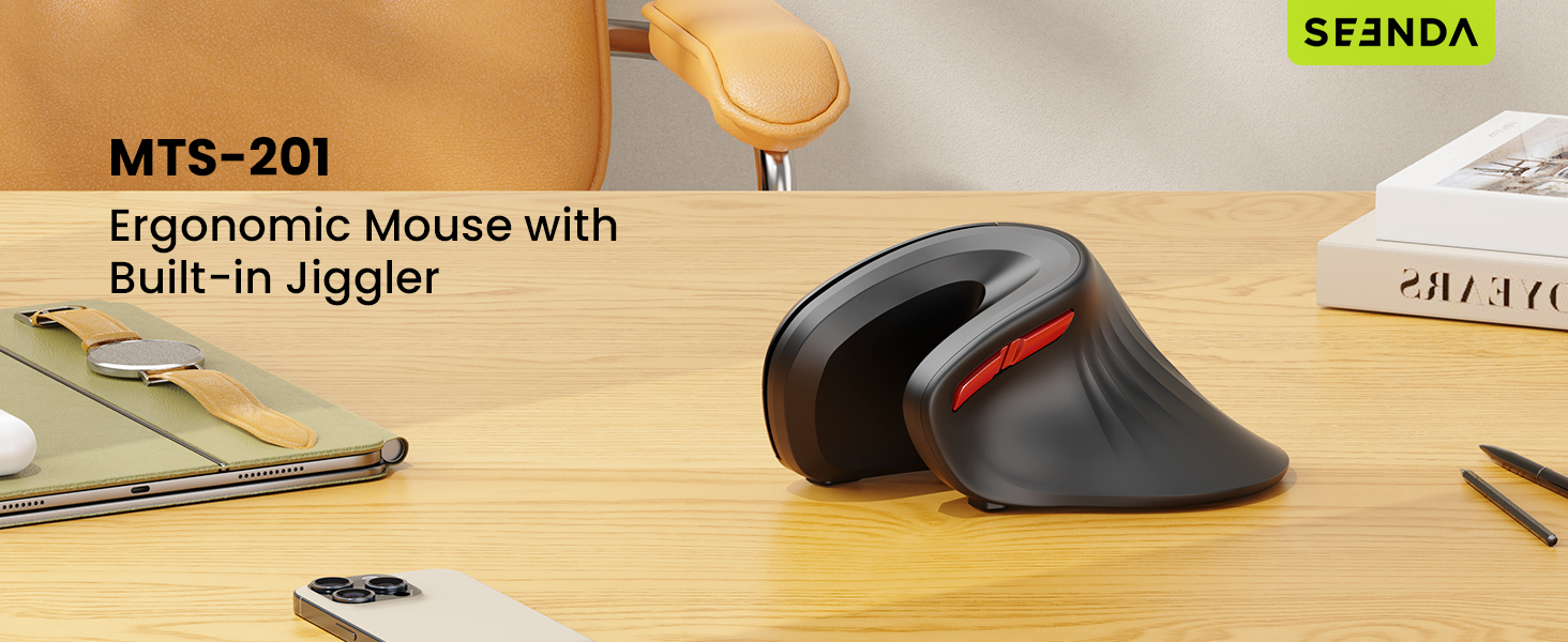 Amazon.com: seenda Ergonomic Vertical Mouse with Jiggler