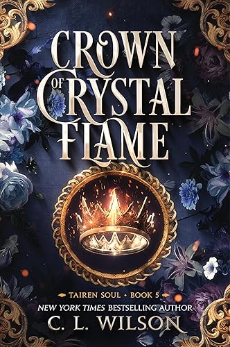Cover of Crown of Crystal Flame: A Paranormal Romance (The Tairen Soul Book 5)