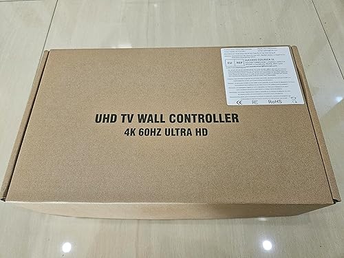Miniatura 10 de ISEEVY Controlador de pared de video UHD 4K60 de 6 canales 2x3 3x2 UHD controlador de pared de TV 4K para 6 pantallas de empalme de TV, compatible