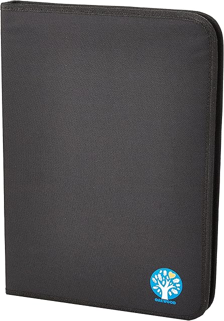 Oakwood Archer A4 Die Storage Folder, Black, 39.5x28cm