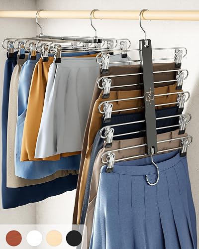 skirt hanger that hangs like 5 skirts