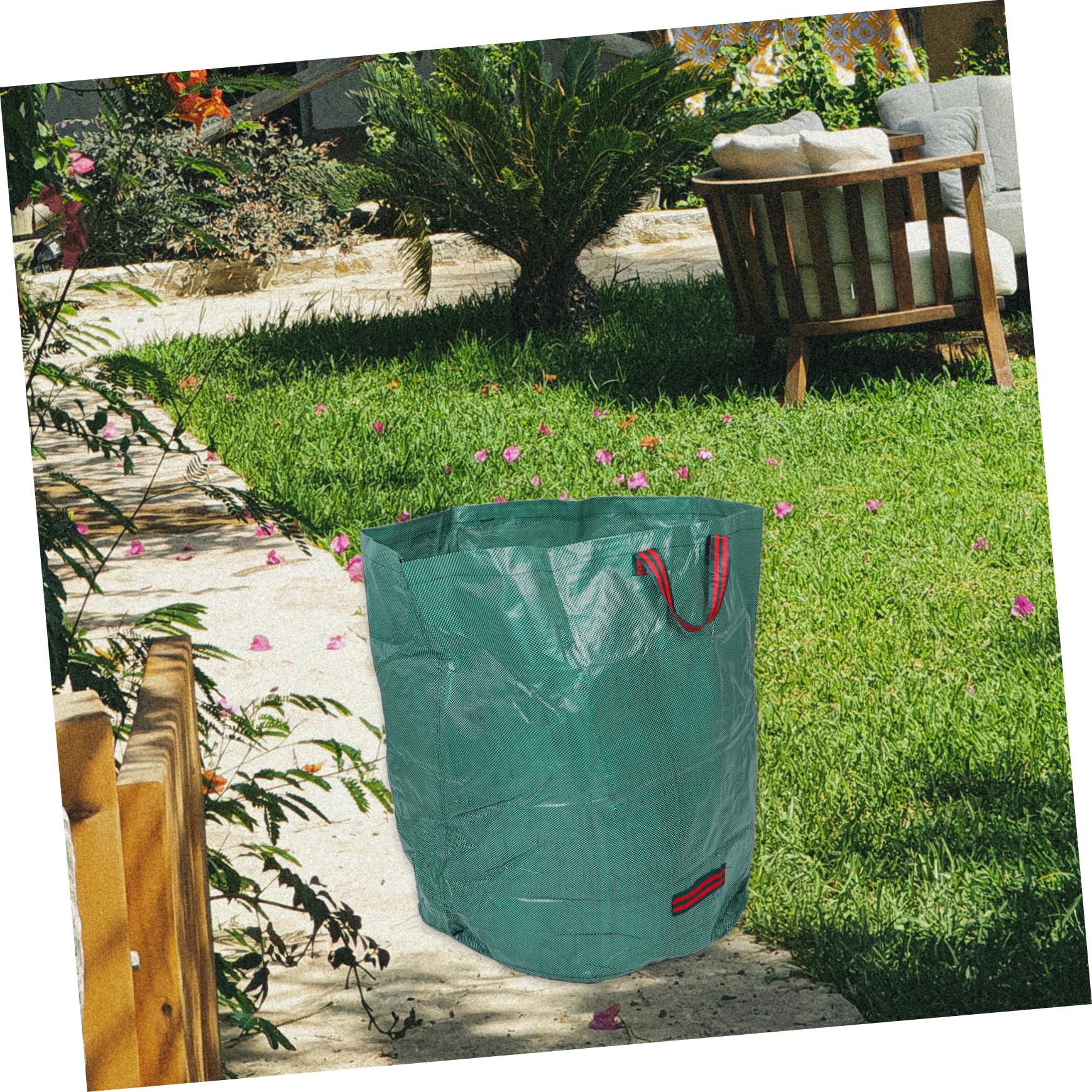 HANABASS Conteneur Pliable De Déchets De Jardin Réutilisable Pour Mortes Bac De Stockage Pour Pelouse Et Piscine Ramasseur De Débris Végétaux