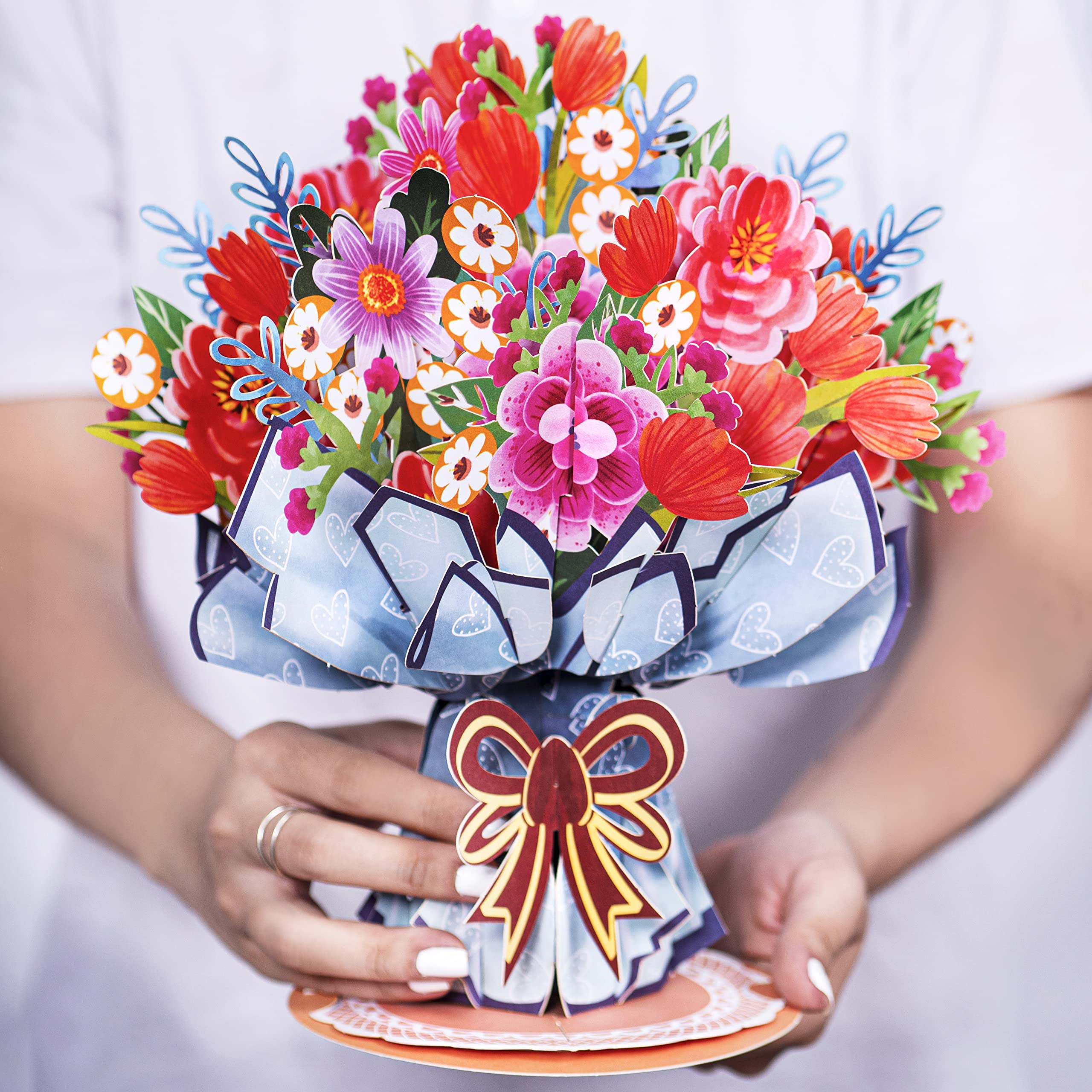 Paper Love HugePop 3D Vibrance Bouquet Pop Up Card - View #11
