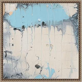 Amanti Art Framed Canvas Wall Art 16x16 Rainmaker I by Alicia Ludwig, Framed Wall Art Canvas, Abstract Artwork, Traditional Decor, Small Poster Painting for Living Room, Bedroom, Bathroom, Kitchen,