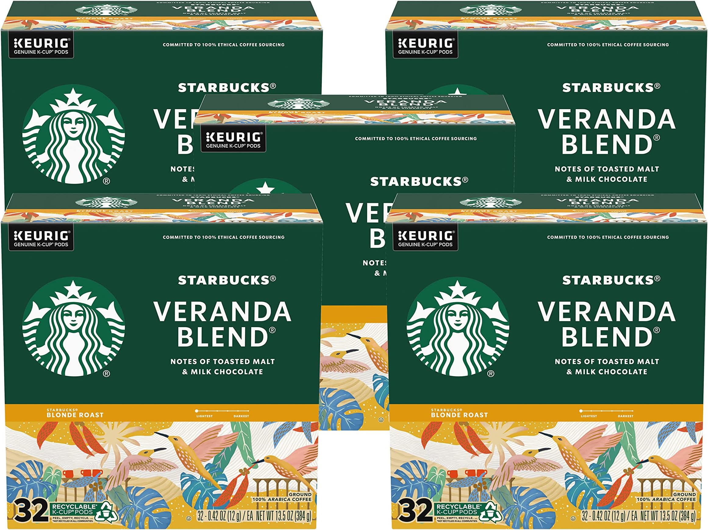Veranda Blend Blonde, K-Cup for Keurig Brewers, 160 Count