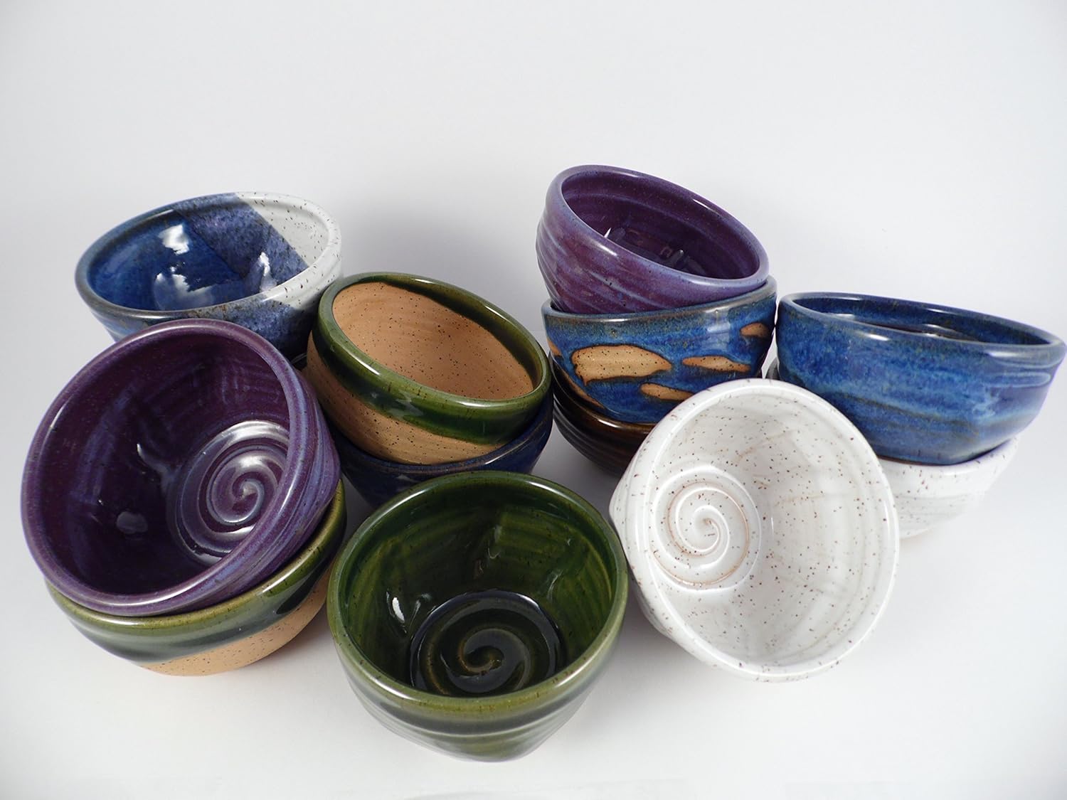 Best Grip and Lather Shave Bowl - Blue Handmade Pottery