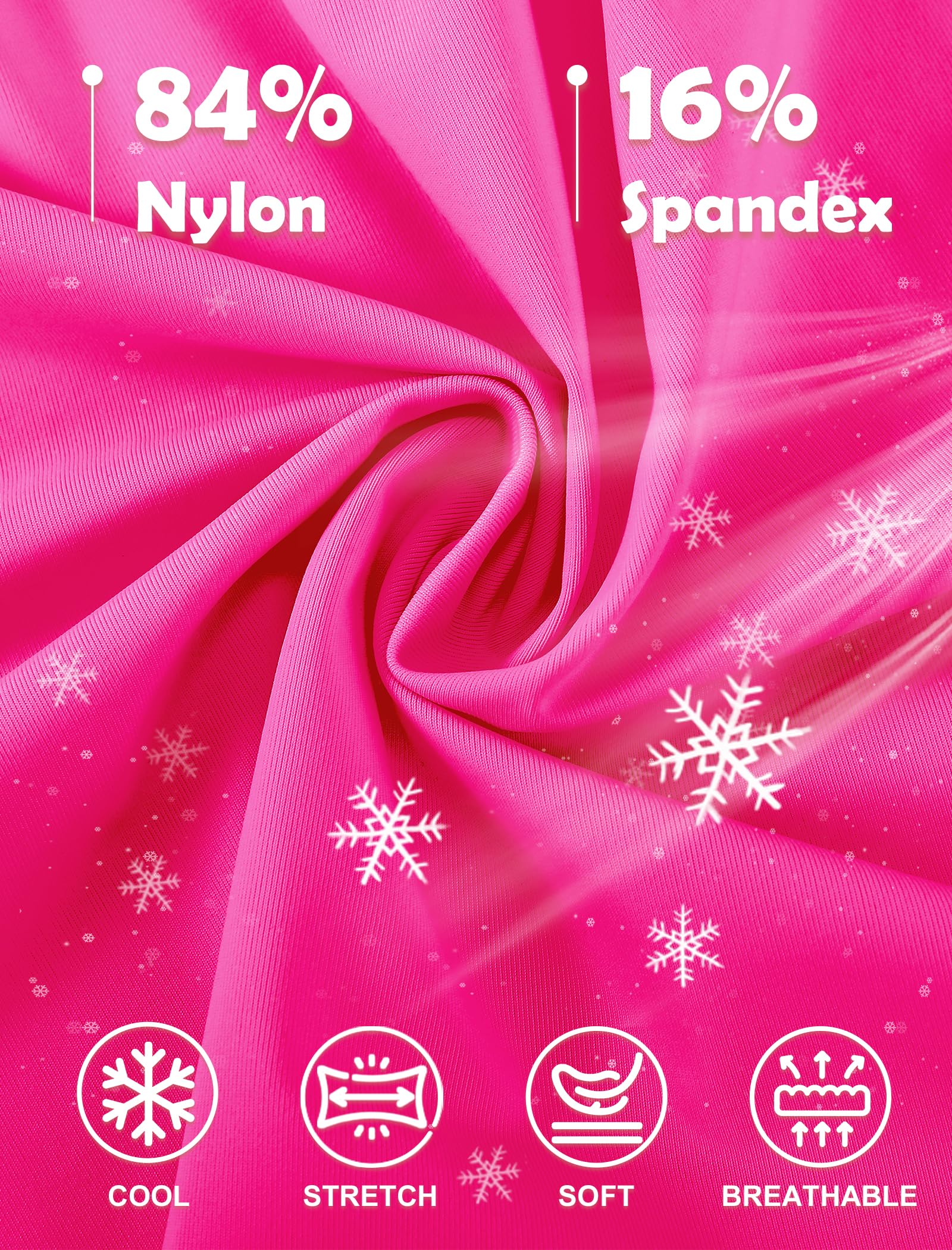 EXARUS Girls Tennis Skirts Athletic Skorts with Pockets Kids Skort Golf Cheer Dance Skirt Tiered Mini High Waisted Running Shorts Flowy Hot Pink 14Y