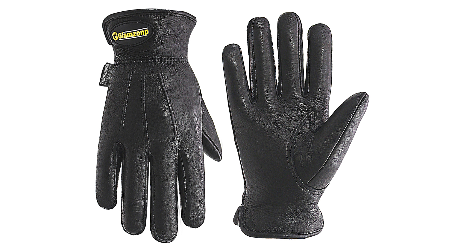 Watch Winter Deerskin Leather Work Gloves for Men & Women on