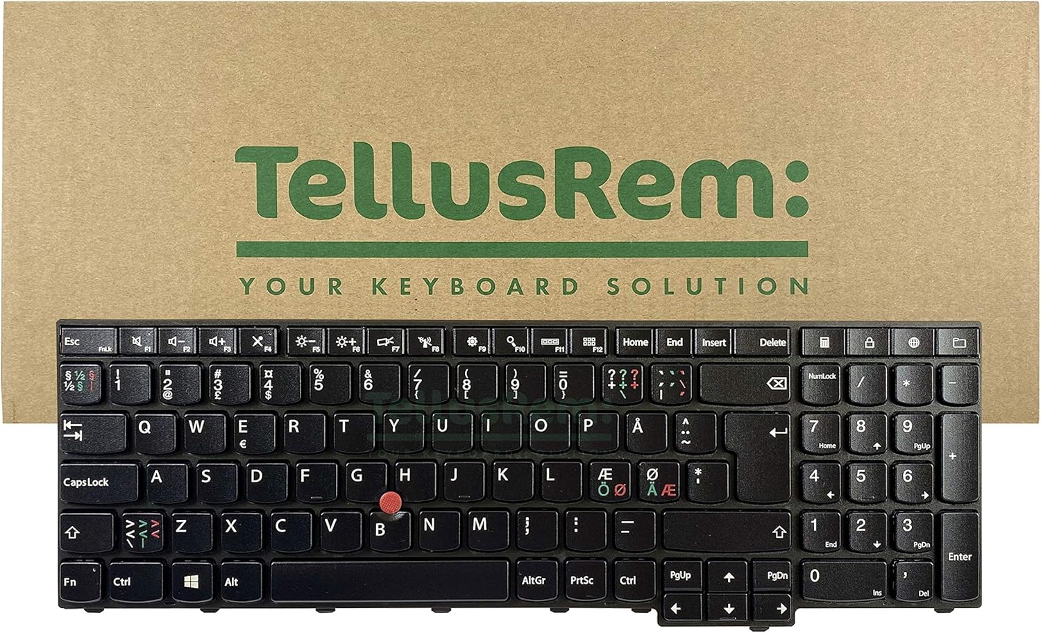 Replacement Scandinavian – Nordic Non-Backlit Keyboard for Lenovo Thinkpad E531 T540 T540P T550 L540 W540 W550S W550 W541