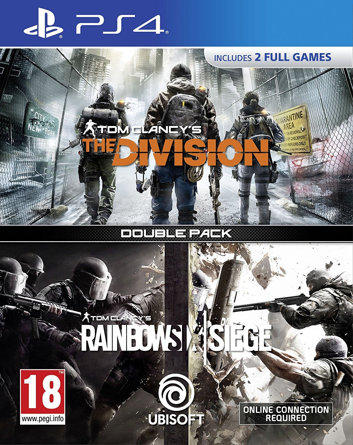 「レインボーシックス シージ」+「ディビジョン」 ダブルパック - PS4 Buy The Division & Rainbow Six: Siege - Double Pack (PS4