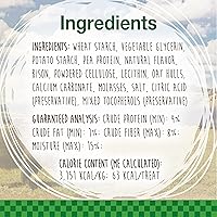 Vista 4 de Nylabone Healthy Edibles WILD - Golosinas naturales masticables para perros, sabor a bisonte, perros pequeños de hasta 20 libras, huesos masticables