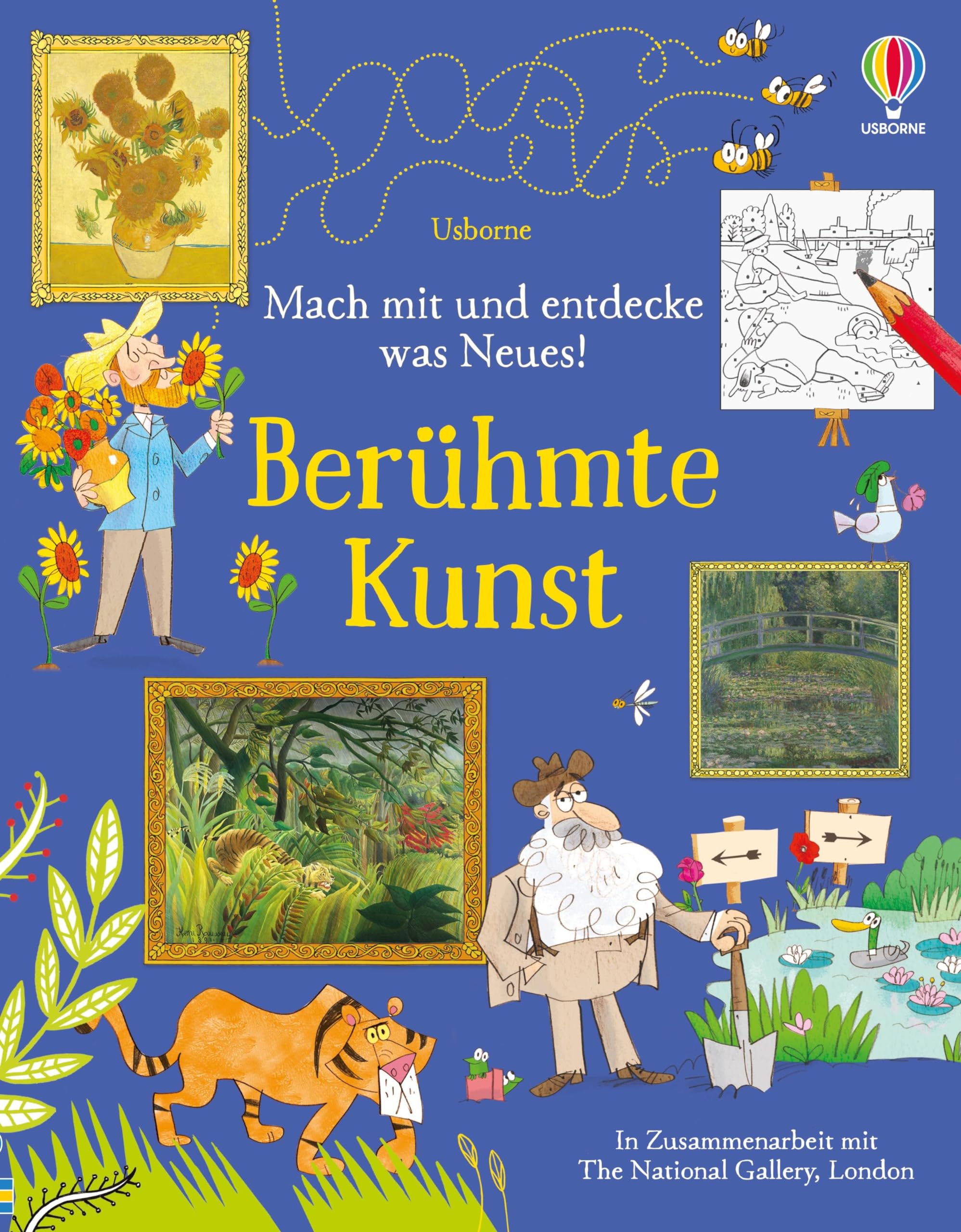 Mach mit und entdecke was Neues! Berühmte Kunst: Mitmachbuch, um bekannte Kunstwerke kindgerecht zu entdecken, mit Hintergrundinformationen und kreativen Aufgaben – ab 7 Jahren