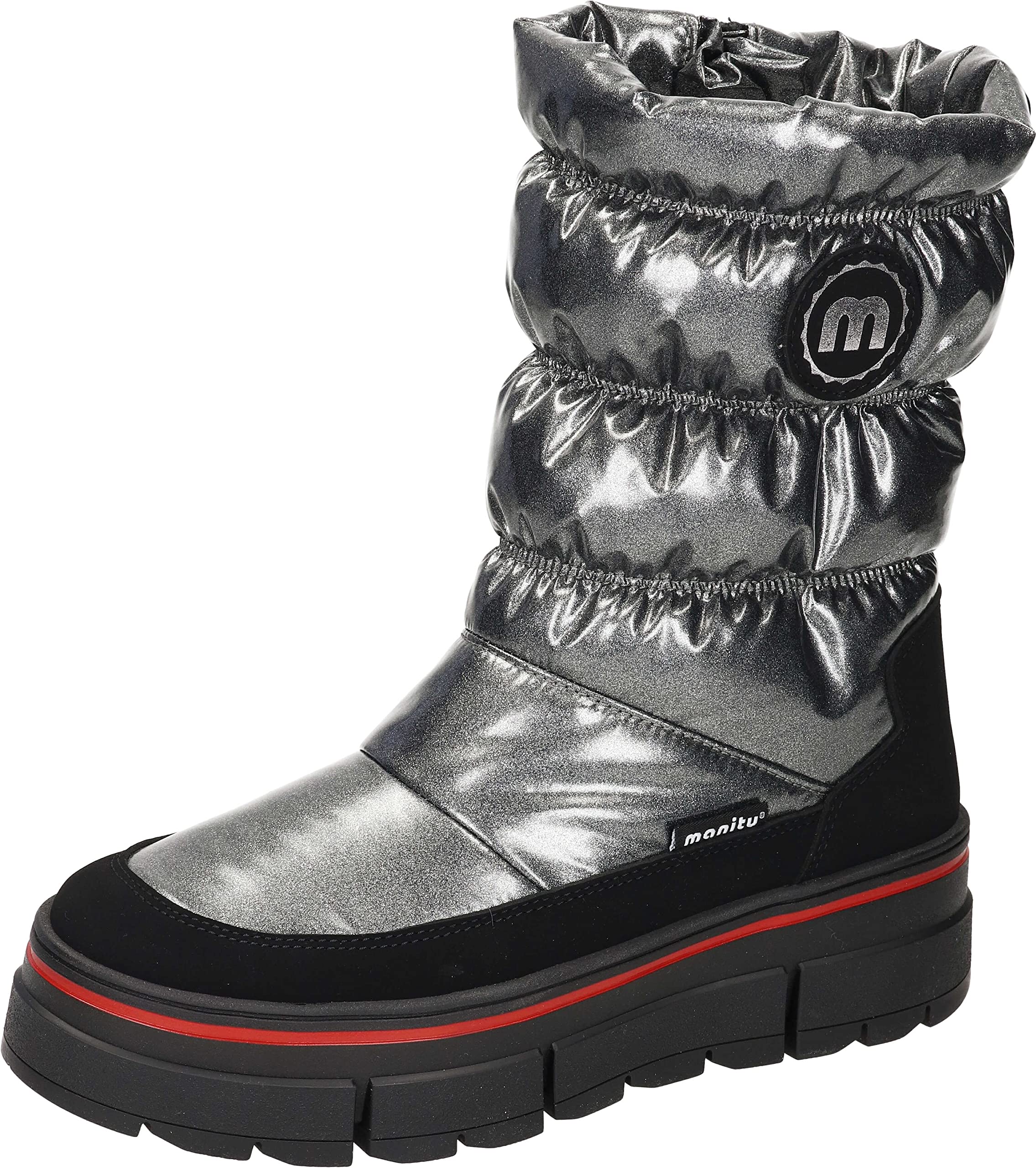 Manitu Women's 990213-92 Snow Boots, Silver, 37 EU