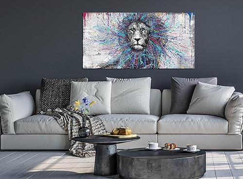 Miniatura 6 de GUGIKA Arte de pared de avión para sala de estar, arte abstracto de pared para oficina, arte de pared grande para dormitorio, imágenes de impresión