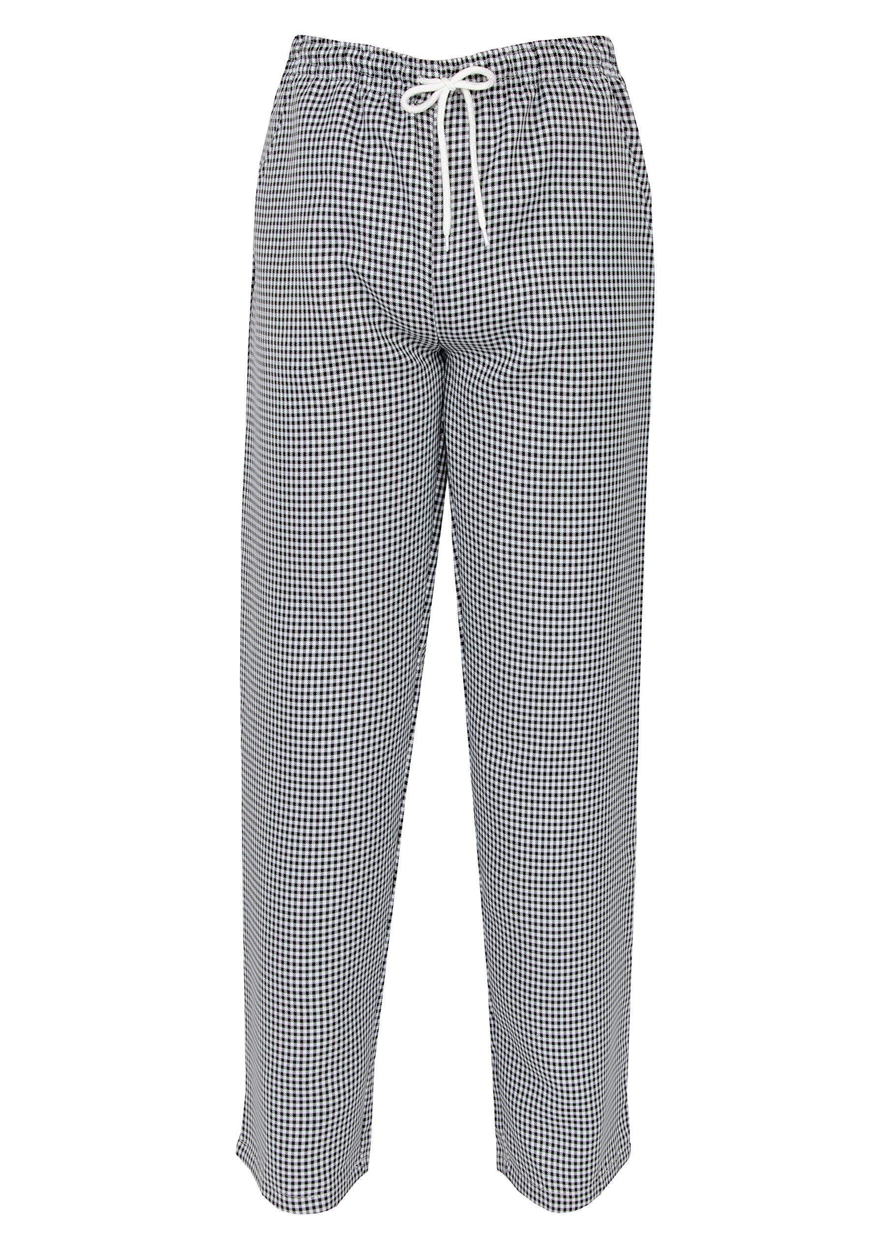 Pantaloni Da Cuoco E Da Fornaio Stretch Nero/bianco - Foto 5