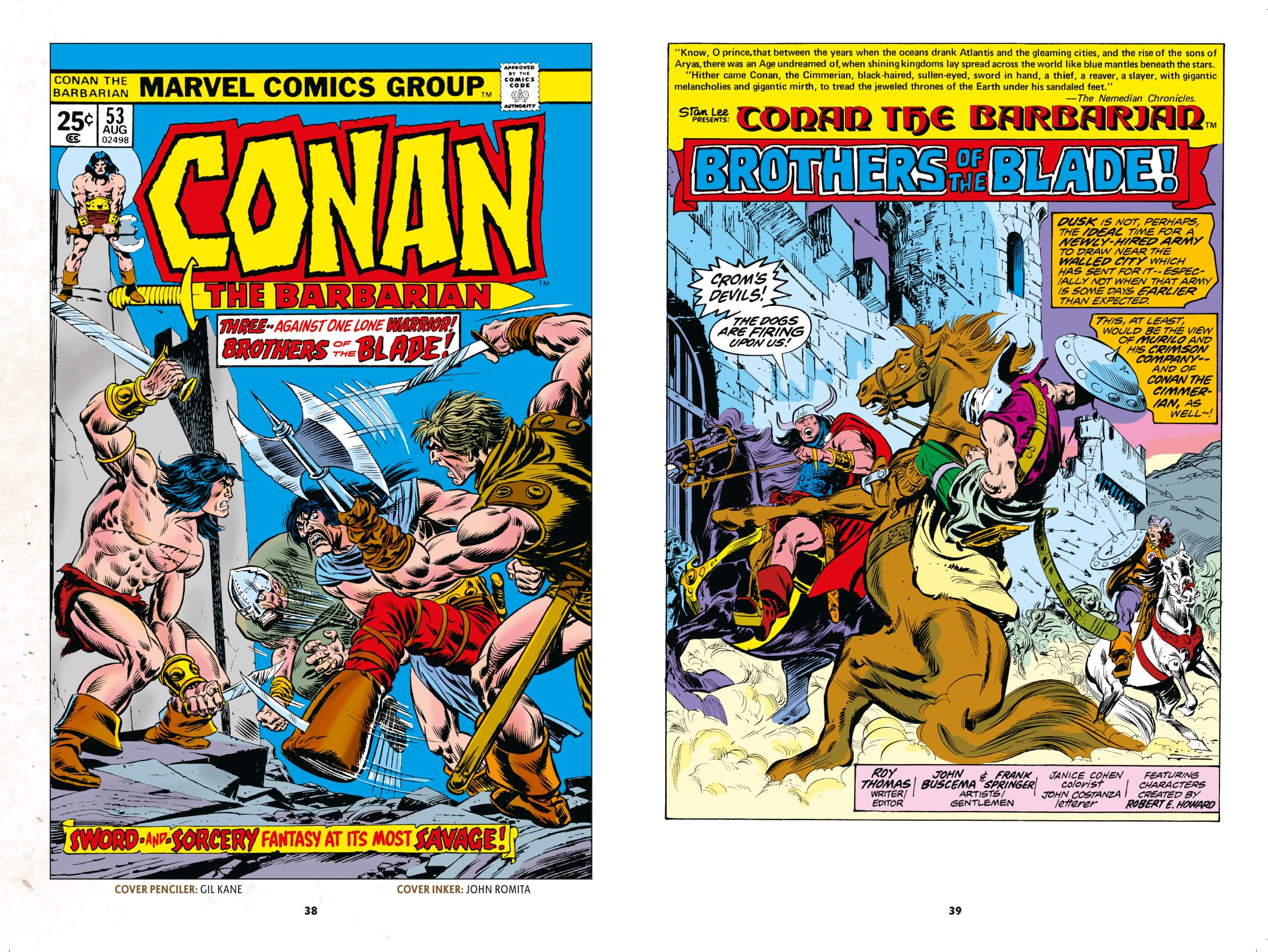 Conan the Barbarian the Original Comics Omnibus 3
