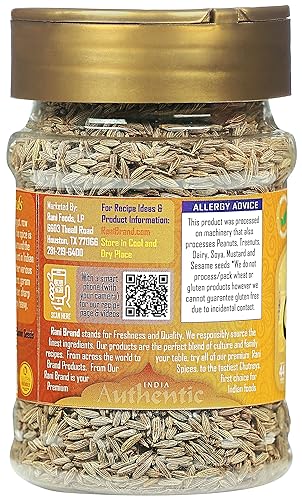 Miniatura 6 de Rani - Tarro de especias enteras (Jeera) de 3 onzas (3.00 oz) para mascotas, totalmente natural, apto para gluten, sin OMG, vegano, origen indio