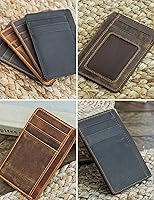 Vista 45 de Handcrafted Genuine Leather Wallets, Minimalist Cardholders, and Passport Covers, Handmade Gift