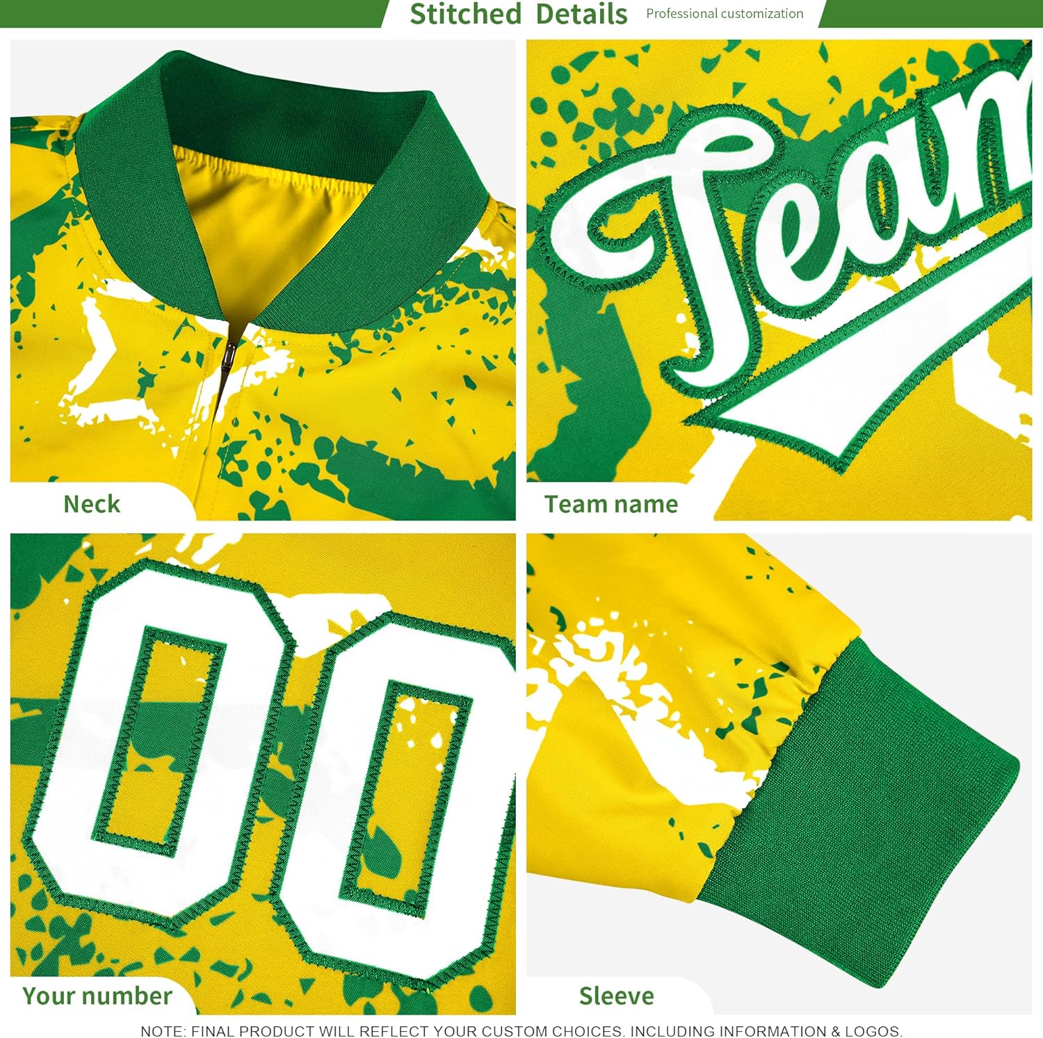 Custom Men Jacket Personalized Stitched Your Name Number Logo Fashion Letterman Bomber Jackets Lightweight Coat