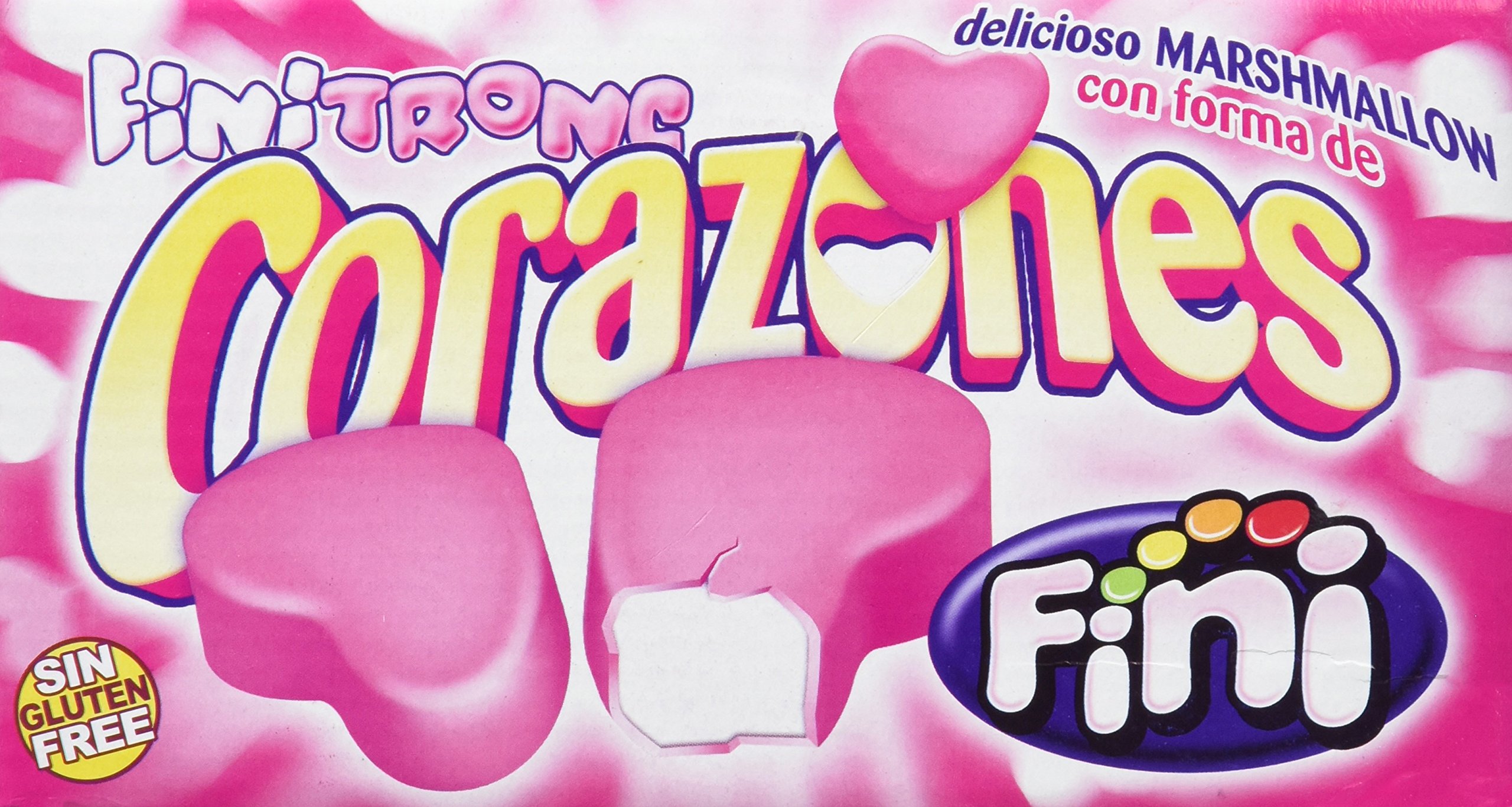 Fini Marshmallow Cubierto de Choco Sabor Fresa 730 gr