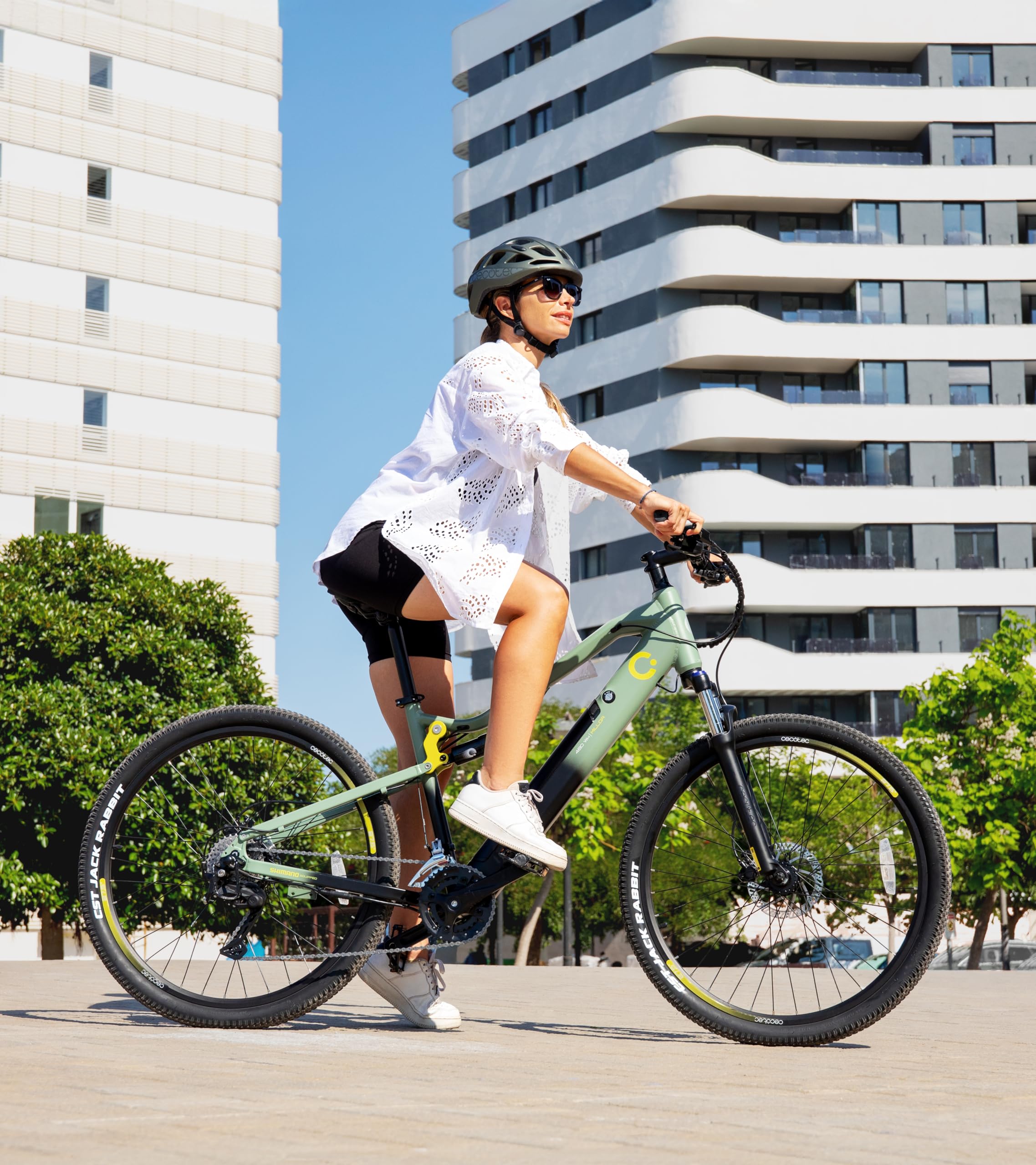 Cecotec Bicicleta Eléctrica de Montaña Mountain Millor. Ruedas de 27,5", 90Km de Autonomía, Doble Suspensión, Cambio Shimano 18 Velocidades y Doble Disco de Freno Hidráulico