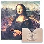 Large [6 Pack] Classic Art (Mona Lisa) - Ultra Premium Quality Microfiber Cleaning Cloths (Best for Camera Lens, Glasses, Screens, and All Lens.), Microfiber Cloth