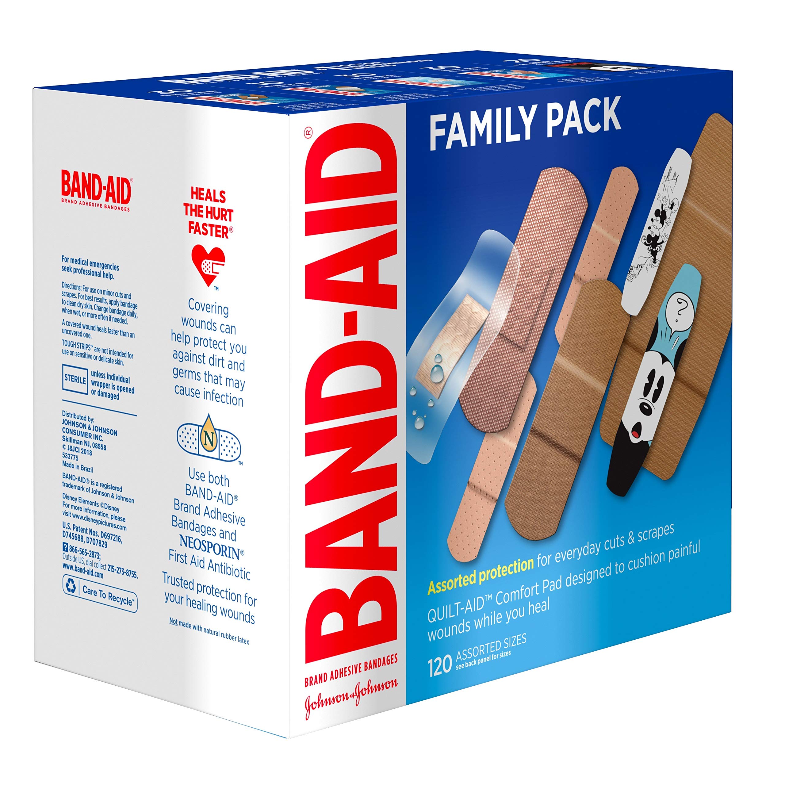 BandAid Adhesive Bandages Assorted 198Count at Thomas Bales blog