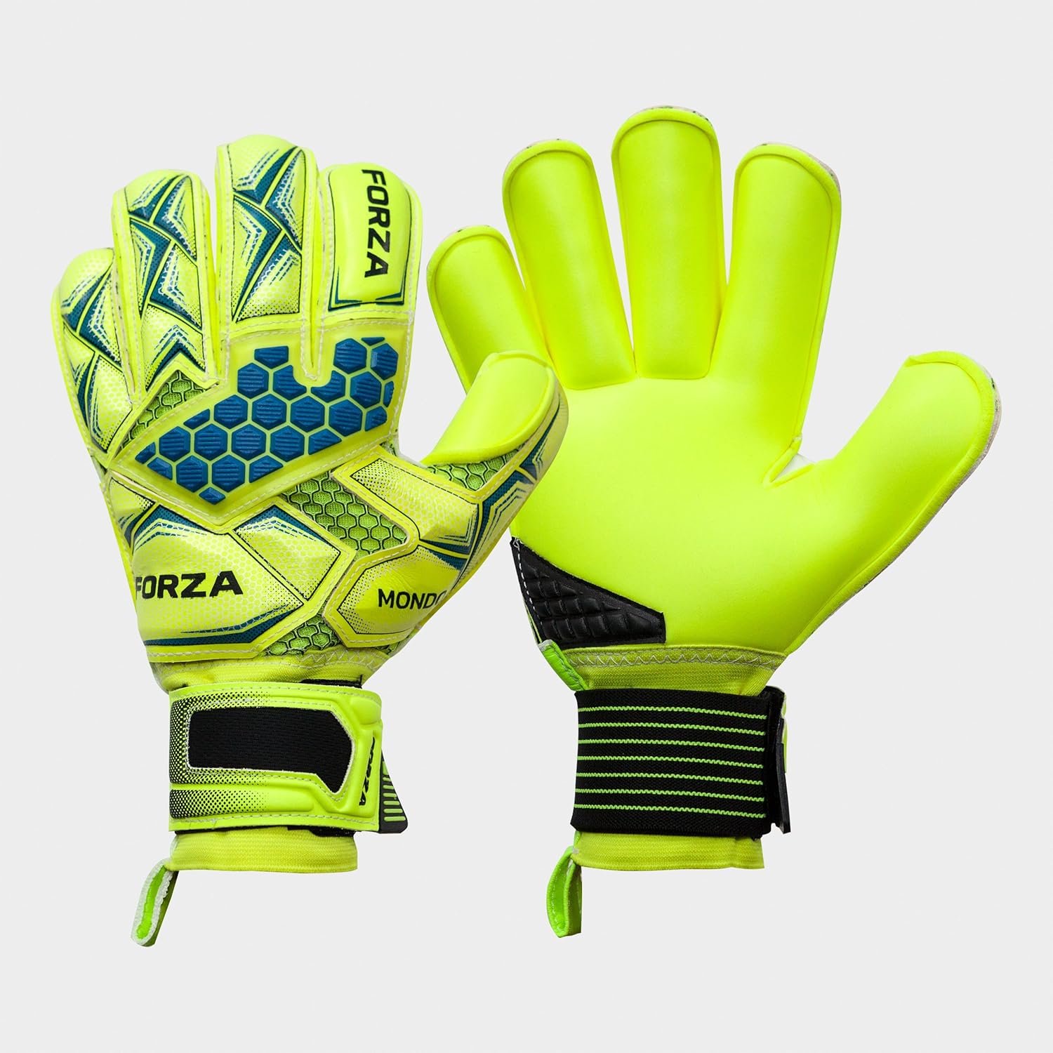 FORZA Goalkeeper Gloves | Available in 4 and 8 Different Sizes | Designed for All Abilities and Ages