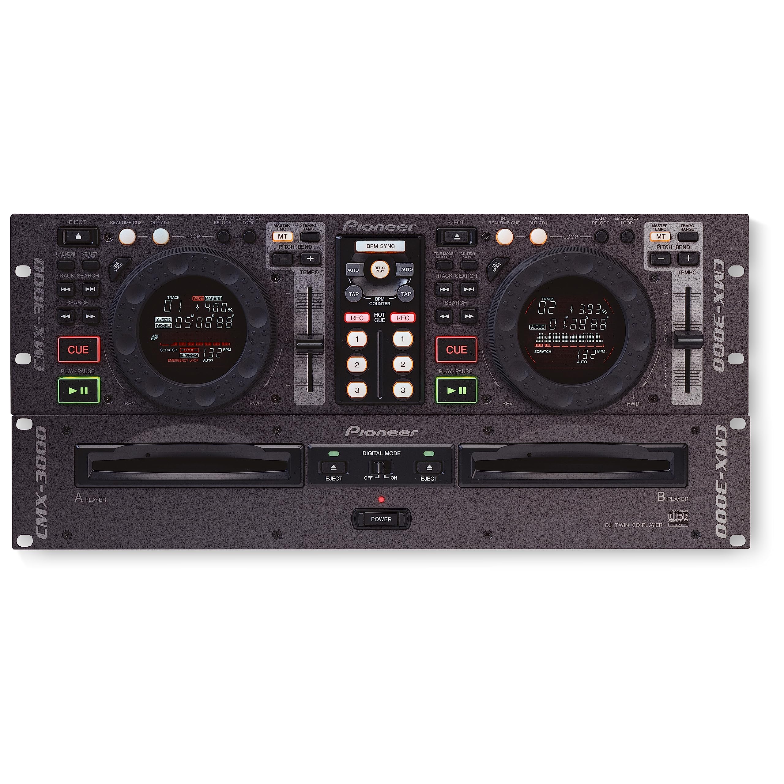 Pioneer CMX-3000 Professional Rack-Mount Dual CD Player