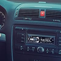 Vista 7 de Jensen JCR311 10 Character LCD Single DIN Car Stereo Radio CD Player Push to Talk Assistant Bluetooth Hands Free Calling & Music Streaming AM/FM