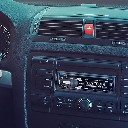 Miniatura 7 de Jensen JCR311 10 Character LCD Single DIN Car Stereo Radio CD Player Push to Talk Assistant Bluetooth Hands Free Calling & Music Streaming AM/FM