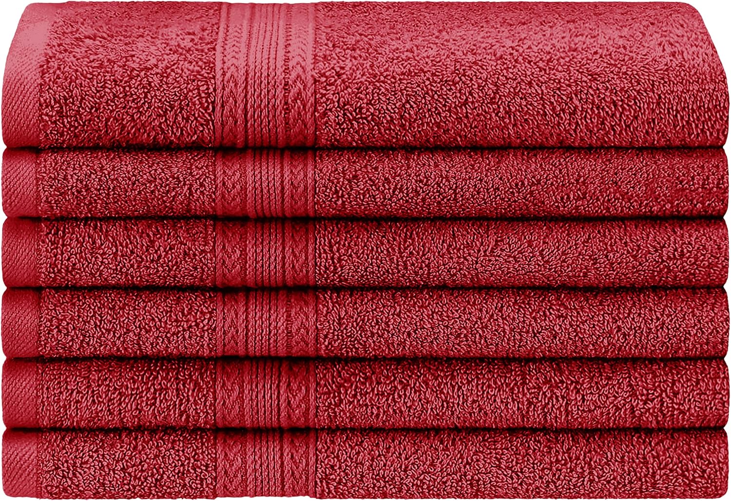 Superior EcoFriendly Cotton 6Piece Hand Towel Set, Small