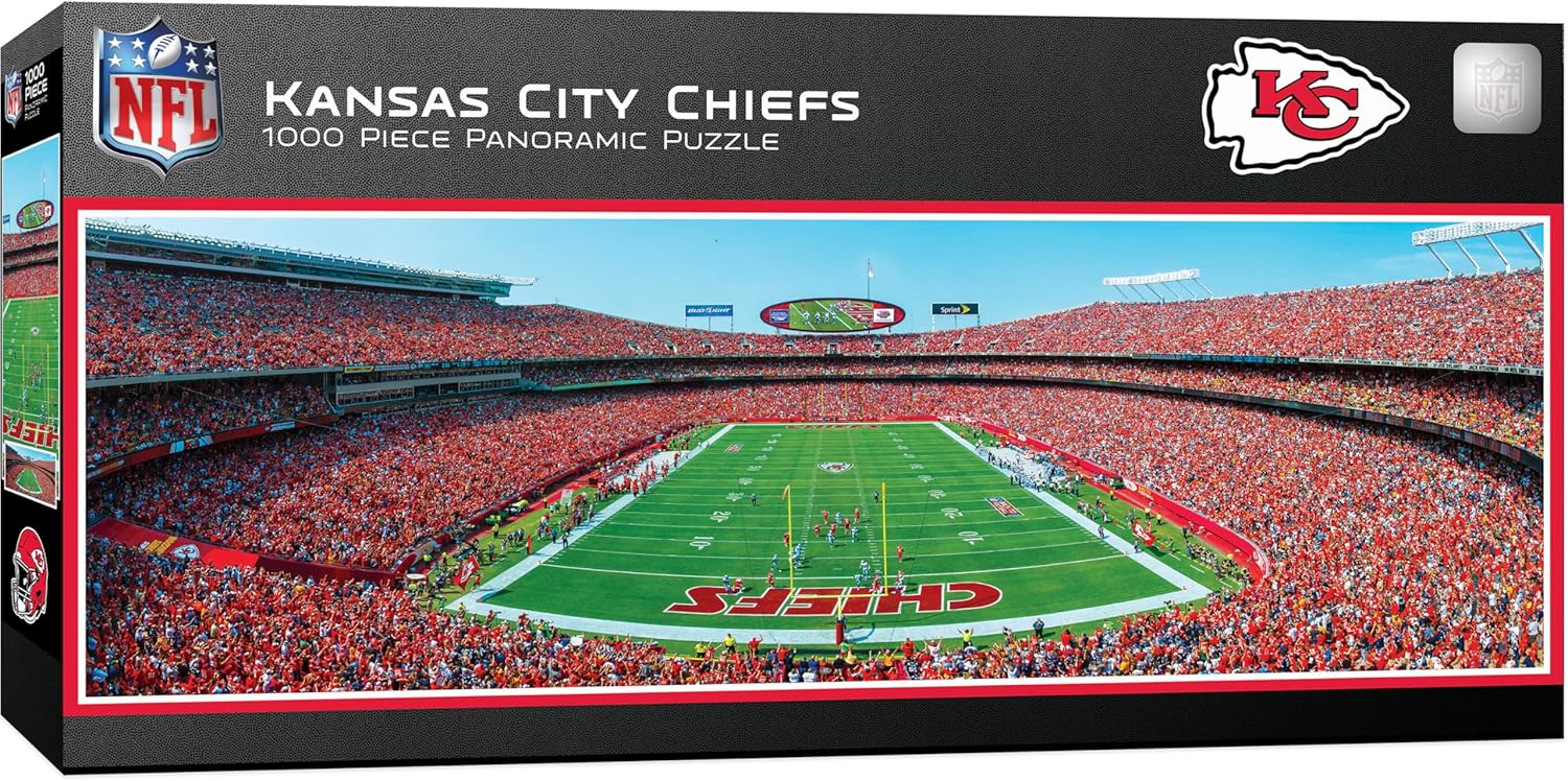 MasterPieces 1000 Piece Sports Jigsaw Puzzle - NFL Pittsburgh Steelers Endzone View Panoramic - 13"x39"