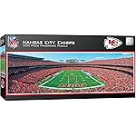 Masterpieces 1000 Piece Sports Jigsaw Puzzle - NFL Kansas City Chiefs Endzone View Panoramic - 13x39