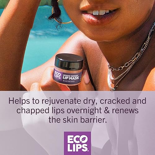 Miniatura 5 de Eco Lips Eco Lips - Máscara labial diaria con ácido hialurónico + mascarilla intensiva para labios durante la noche con Gotu Kola, paquete de 2