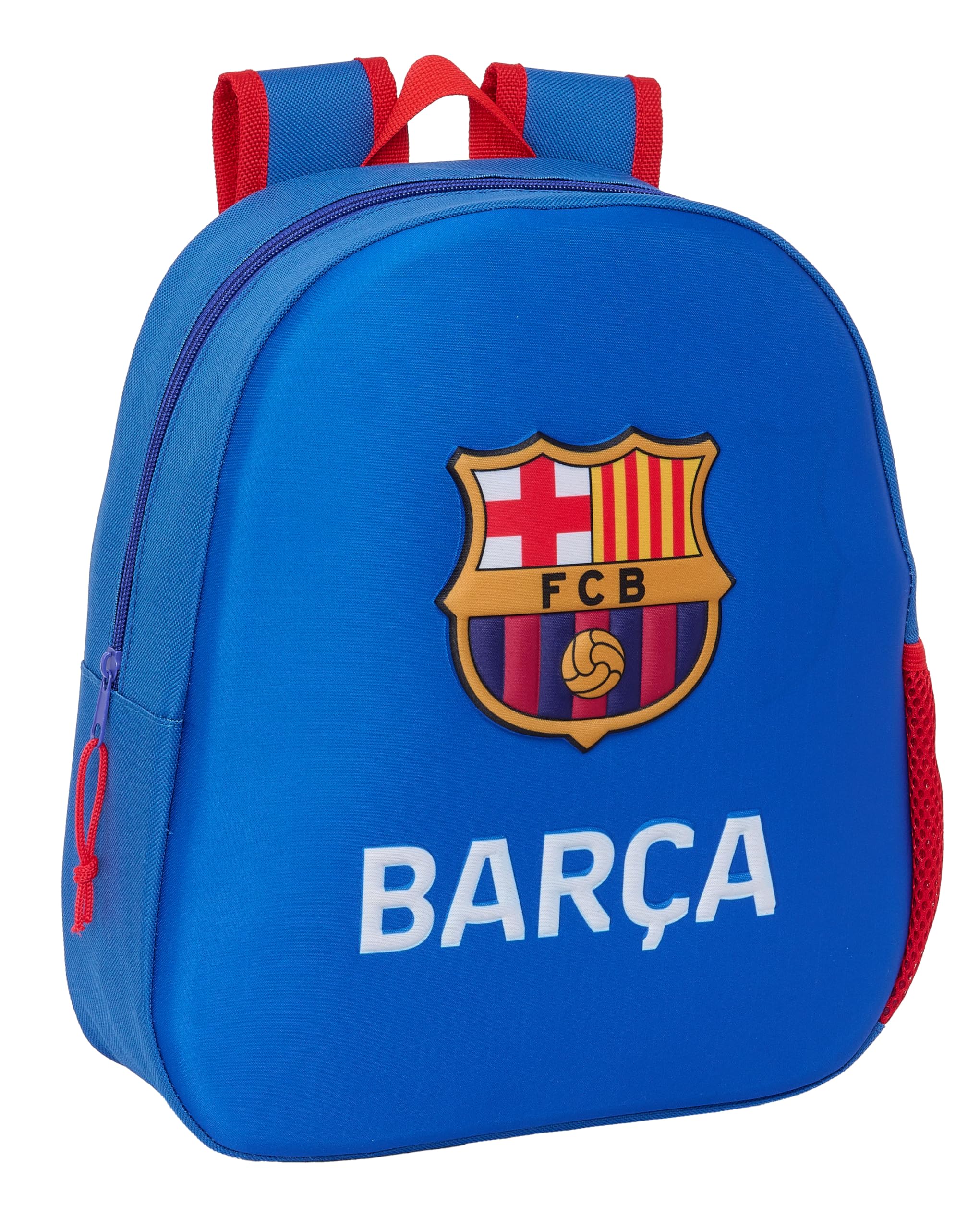Safta F.C. BARCELONA - Mochila Escolar, con Diseño 3D, Adaptable a Carro, Ideal para Niños de Diferentes Edades, Cómoda y Versátil, Calidad y Resistencia, 27x10x33 cm, Color Azul Marino Safta F.C. BARCELONA - Mochila Escolar, con Diseño 3D, Adaptable a Carro, Ideal para Niños de Diferentes Edades, Cómoda y Versátil, Calidad y Resistencia, 27x10x33 cm, Color Azul Marino