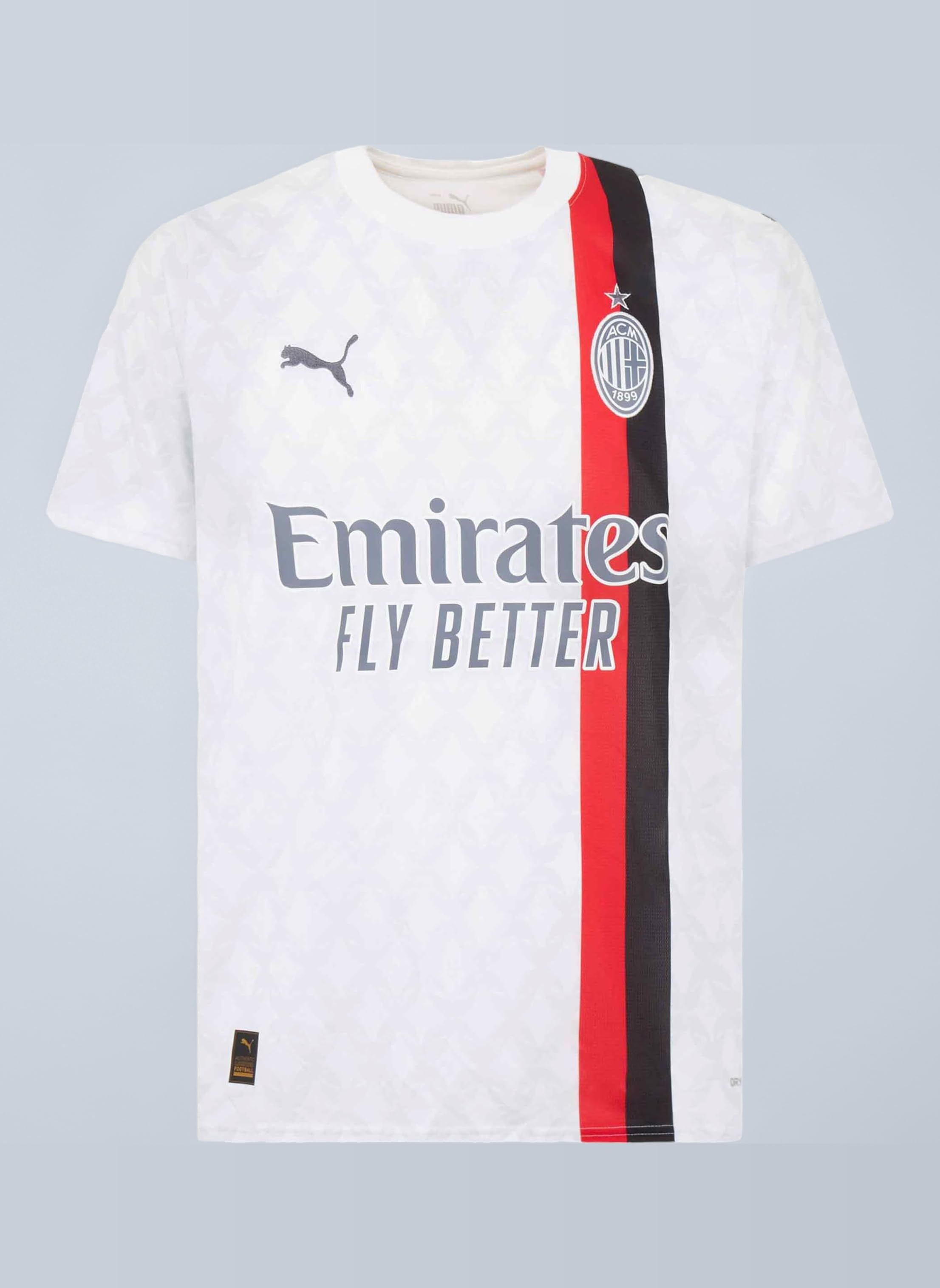 AC Milan - Away Match Shirt, Season 23/24, White, Adult, Unisex, M