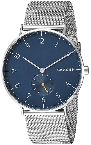 Aaren Analog Blue Dial Mens Watch - SKW6468