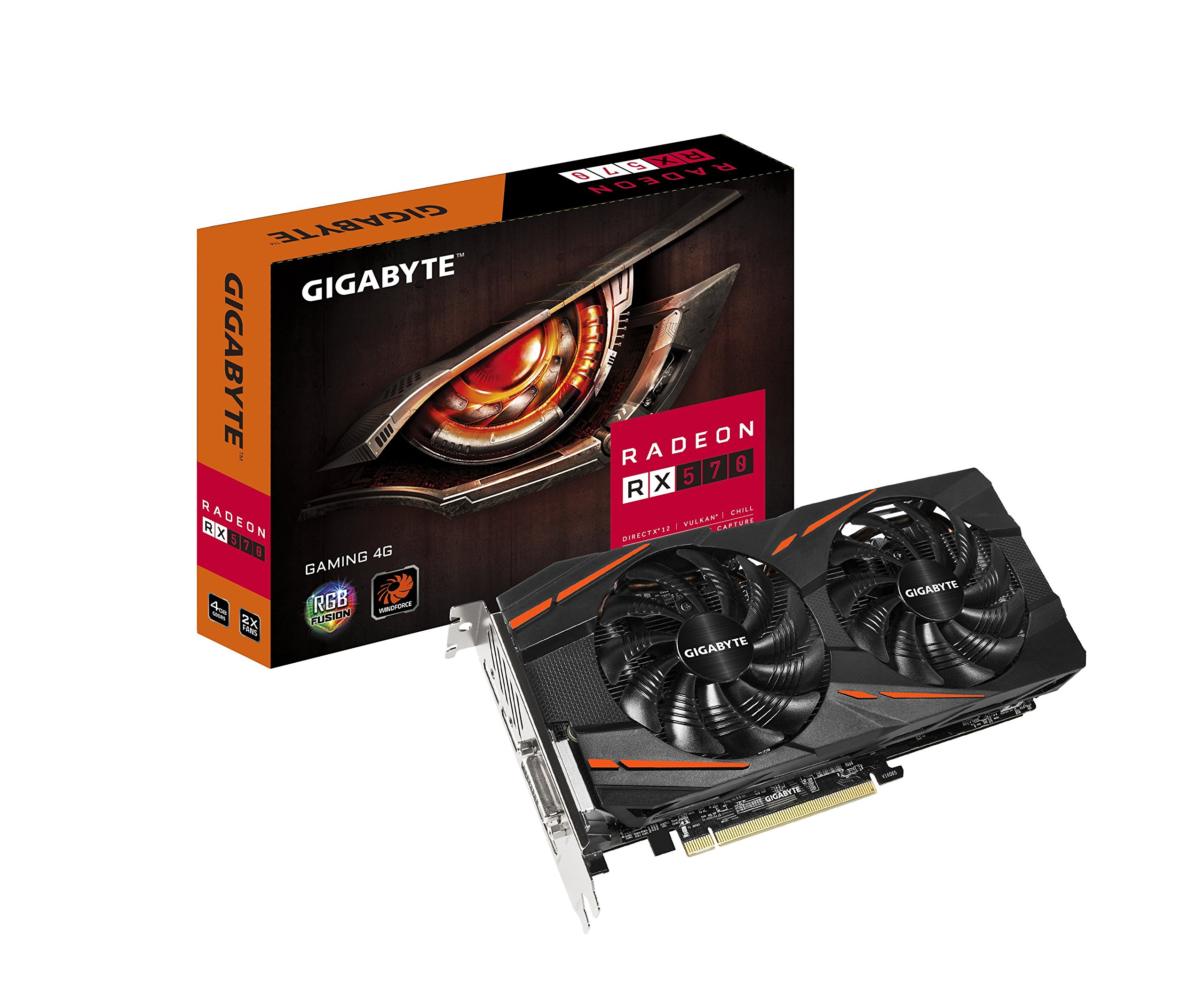 Amazon | GIGABYTE ビデオカードRadeon RX570搭載 GV-RX570GAMING-4GD 
