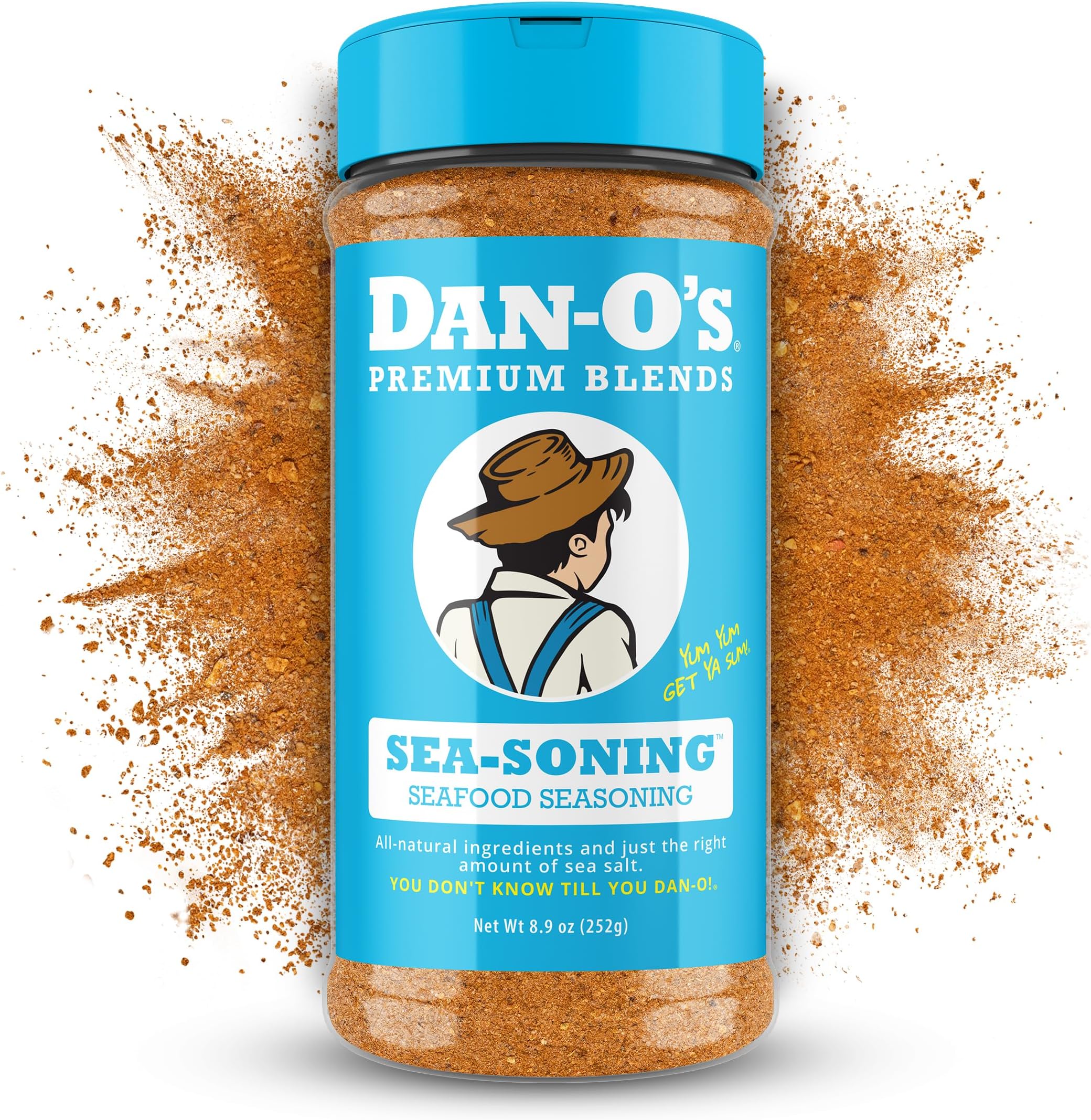 SEA-soning Seasoning, 8.9 oz Bottle, All-Purpose Seasoning for Fish, Shrimp, Seafood, Chicken and More, Sugar Free, Zero Calorie, Use this Spice Blend to Compliment any Sea-Inspired Dish