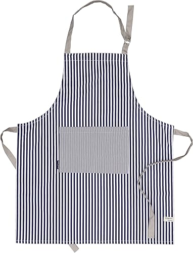 Amour Infini - Delantal estampado, 100% algodón, diseño familiar de 27.5 x 33 pulgadas