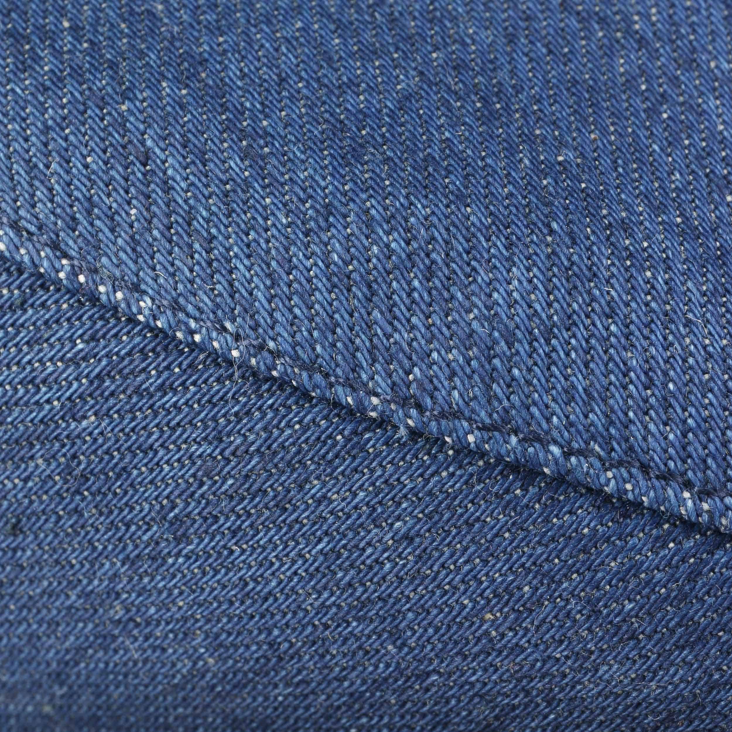 Lipodo Inglese Jeans Flatcap Schirmmütze Uni einfarbig Made in Italy Damen Herren Frühling Sommer