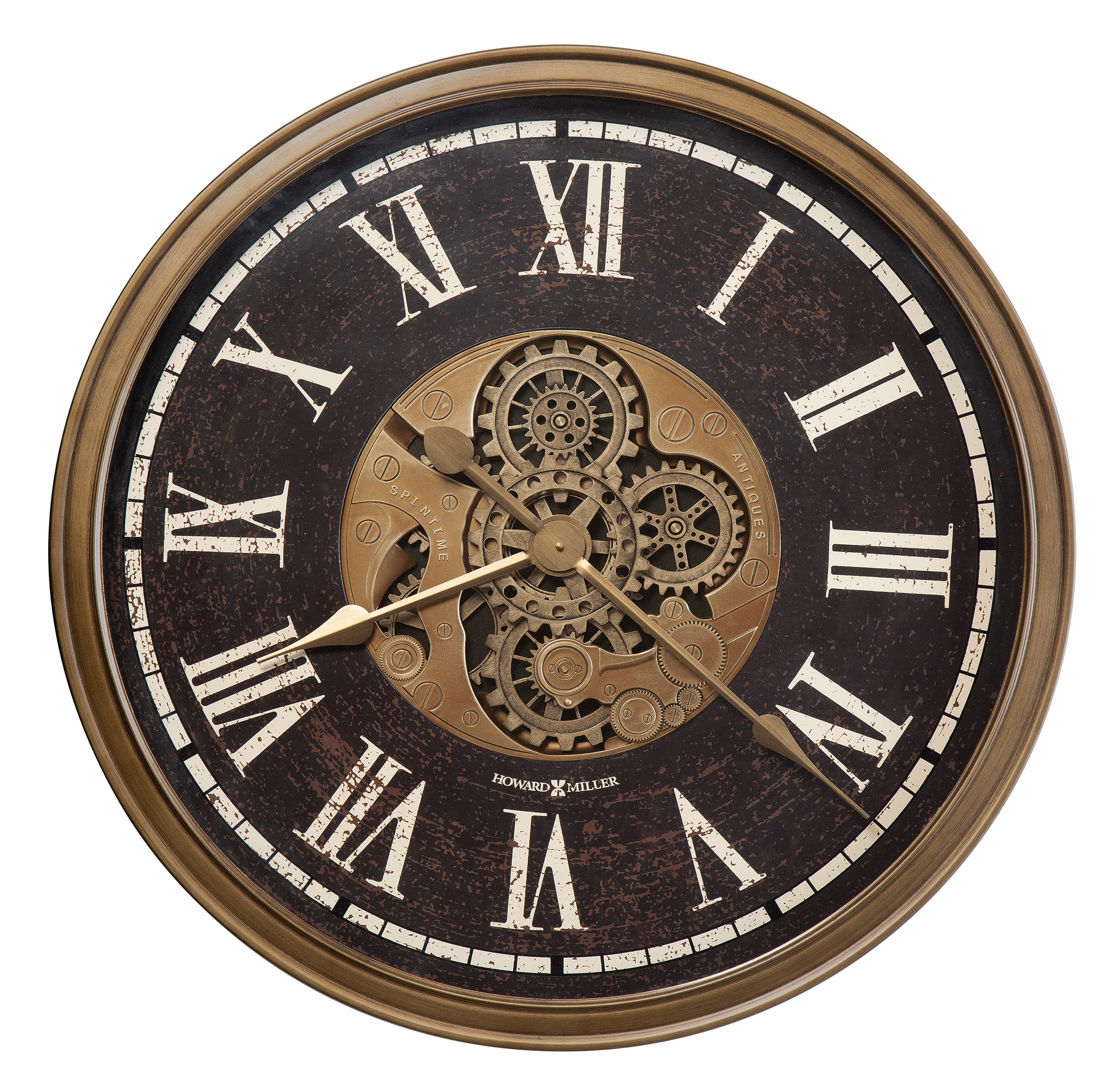Howard Miller 547713 Island Park Wall Clock, Brown